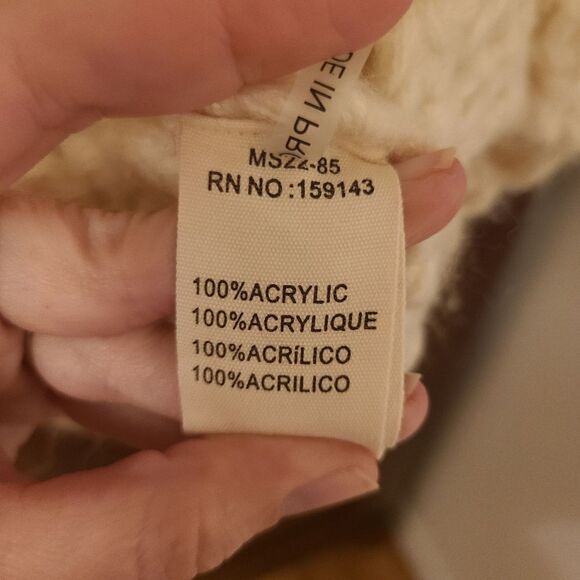 FRNCH Odille Chunky Cardigan Sweater M L - Picture 7 of 11